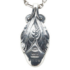 ジョージジェンセン 2008 イヤー ネックレス シルバー グリーン SV925 シルバー レディース Georg Jensen 【中古】