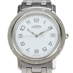 エルメス クリッパー 腕時計 CL6.710 クオーツ ホワイト文字盤 ステンレススチール ボーイズ HERMES 【中古】