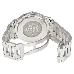 エルメス クリッパー 腕時計 CL6.710 クオーツ ホワイト文字盤 ステンレススチール ボーイズ HERMES 【中古】