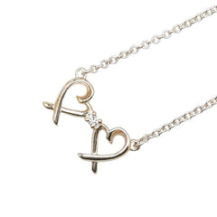 ティファニー ダブル ラビングハート ネックレス SV925 シルバー レディース TIFFANY&Co. 【中古】