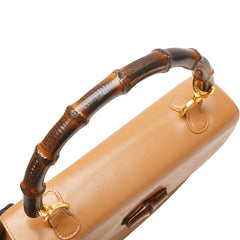 グッチ バンブー ハンドバッグ ショルダーバッグ 2WAY 000 46 0063 ブラウン レザー レディース GUCCI 【中古】