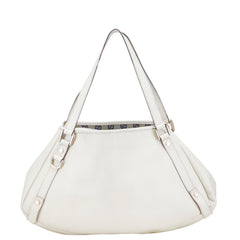 グッチ アビー ワンショルダーバッグ 130736 ホワイト レザー レディース GUCCI 【中古】