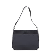 バーバリー シャドーホース ワンショルダーバッグ ブラック ナイロン レザー レディース BURBERRY 【中古】