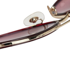 ティファニー サングラス ティアドロップ TF3059 パープル ゴールド プラスチック レディース TIFFANY&Co. 【中古】