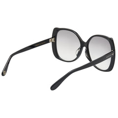 グッチ ロゴ アイウェア バタフライ サングラス GG0472SA ブラック プラスチック レディース GUCCI 【中古】