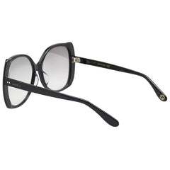 グッチ ロゴ アイウェア バタフライ サングラス GG0472SA ブラック プラスチック レディース GUCCI 【中古】