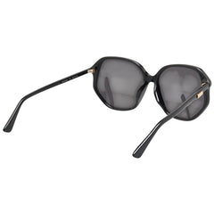 グッチ ヘキサゴン型 セルフレーム サングラス GG0258SA ブラック プラスチック レディース GUCCI 【中古】