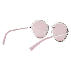 ブルガリ ディーヴァドリーム サングラス ボストン 6104-B ライトピンク シルバー プラスチック レディース BVLGARI 【中古】