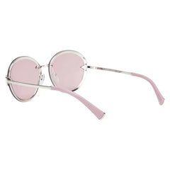 ブルガリ ディーヴァドリーム サングラス ボストン 6104-B ライトピンク シルバー プラスチック レディース BVLGARI 【中古】