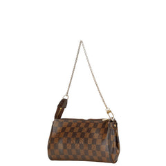 ルイ ヴィトン ダミエ エヴァ チェーン ハンドバッグ ショルダーバッグ 2WAY N55213 ブラウン PVC レザー レディース LOUIS VUITTON 【中古】