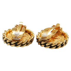 シャネル ヴィンテージ パール イヤリング ゴールド メッキ レディース CHANEL 【中古】