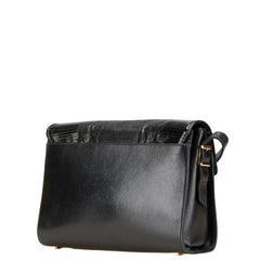 ジバンシー 4Gロゴ 斜め掛け ショルダーバッグ ブラック レザー レディース Givenchy 【中古】