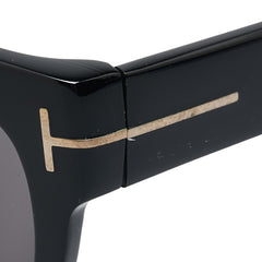 トムフォード キャリー ウェリントン サングラス TF-58-F ブラック プラスチック メンズ TOM FORD 【中古】