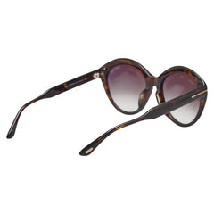 トムフォード サングラス TF-763-F ブラウン プラスチック レディース TOM FORD 【中古】