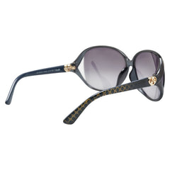 グッチ GGハート アジアンフィット サングラス GG3792 ネイビー プラスチック レディース GUCCI 【中古】