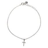 ジャスティンデイビス クロス 十字架 モチーフ ブレスレット SV925 シルバー メンズ Justin Davis 【中古】