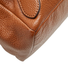 コーチ ロゴ リュック バックパック F37410 ブラウン レザー レディース COACH 【中古】