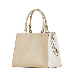 ケイトスペード レイラ ショルダーバッグ ハンドバッグ 2WAY ベージュ ホワイト レザー レディース Kate Spade 【中古】