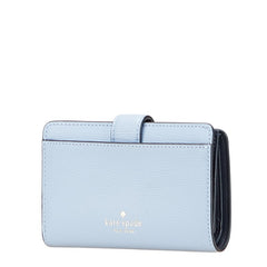 ケイトスペード フィービー 二つ折り財布 ライトブルー レザー レディース Kate Spade 【中古】