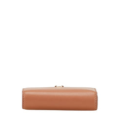 マークジェイコブス Jマーク 二つ折り財布 ブラウン レザー レディース MARC JACOBS 【中古】