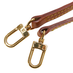 ルイ ヴィトン ショルダーストラップ ブラウン ゴールド レザー メッキ レディース LOUIS VUITTON 【中古】