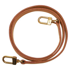 ルイ ヴィトン ショルダーストラップ ブラウン ゴールド レザー メッキ レディース LOUIS VUITTON 【中古】