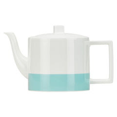 ティファニー カラーブロック ティーポット ホワイト ティファニーブルー 陶器 レディース TIFFANY&Co. 【中古】