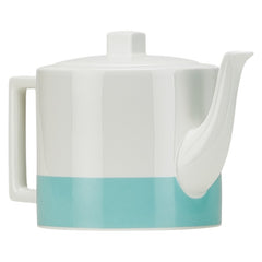 ティファニー カラーブロック ティーポット ホワイト ティファニーブルー 陶器 レディース TIFFANY&Co. 【中古】