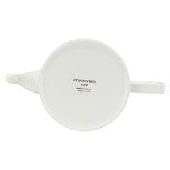 ティファニー カラーブロック ティーポット ホワイト ティファニーブルー 陶器 レディース TIFFANY&Co. 【中古】