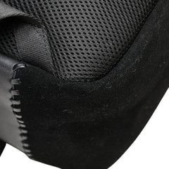 コーチ ロゴ リュック バックパック ブラック レザー スウェット レディース COACH 【中古】