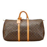 ルイ ヴィトン モノグラム キーポル55 ボストンバッグ トラベルバッグ 旅行用バッグ M41424 ブラウン PVC レザー レディース LOUIS VUITTON 【中古】