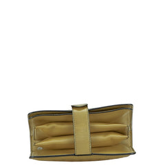 ボッテガヴェネタ イントレチャート チェーン ショルダーバッグ イエロー レザー レディース BOTTEGAVENETA 【中古】