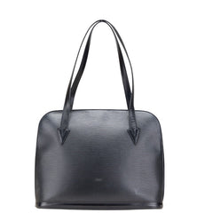 ルイ ヴィトン エピ リュサック ショルダーバッグ トートバッグ M52282 ノワール ブラック レザー レディース LOUIS VUITTON 【中古】