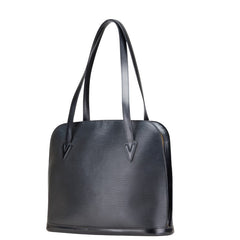 ルイ ヴィトン エピ リュサック ショルダーバッグ トートバッグ M52282 ノワール ブラック レザー レディース LOUIS VUITTON 【中古】