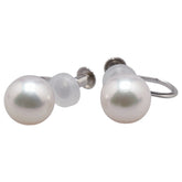 Pt900 プラチナ アコヤパール7.6ct イヤリング レディース 【中古】