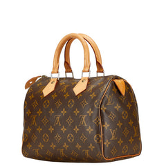 ルイ ヴィトン モノグラム スピーディ25 ミニボストンバッグ ハンドバッグ M41528 ブラウン PVC レザー レディース LOUIS VUITTON 【中古】