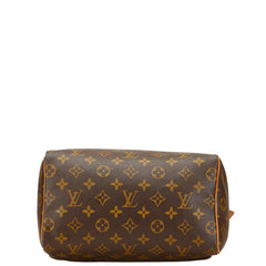 ルイ ヴィトン モノグラム スピーディ25 ミニボストンバッグ ハンドバッグ M41528 ブラウン PVC レザー レディース LOUIS VUITTON 【中古】