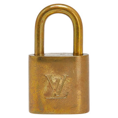 ルイ ヴィトン カデナ 南京錠 キー セット ゴールド メッキ レディース LOUIS VUITTON 【中古】