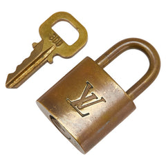 ルイ ヴィトン カデナ 南京錠 キー セット ゴールド メッキ レディース LOUIS VUITTON 【中古】