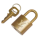 ルイ ヴィトン カデナ 南京錠 キー セット ゴールド メッキ レディース LOUIS VUITTON 【中古】