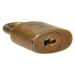 ルイ ヴィトン カデナ 南京錠 キー セット ゴールド メッキ レディース LOUIS VUITTON 【中古】