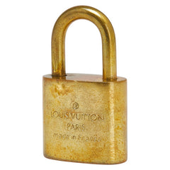 ルイ ヴィトン カデナ 南京錠 キー セット ゴールド メッキ レディース LOUIS VUITTON 【中古】