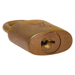 ルイ ヴィトン カデナ 南京錠 キー セット ゴールド メッキ レディース LOUIS VUITTON 【中古】