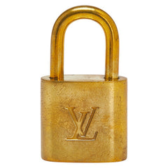 ルイ ヴィトン カデナ 南京錠 キー セット ゴールド メッキ レディース LOUIS VUITTON 【中古】