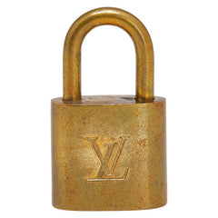 ルイ ヴィトン カデナ 南京錠 キー セット ゴールド メッキ レディース LOUIS VUITTON 【中古】