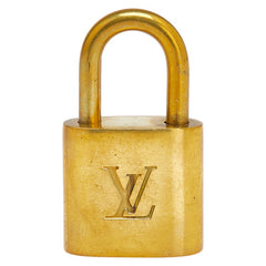 ルイ ヴィトン カデナ 南京錠 キー セット ゴールド メッキ レディース LOUIS VUITTON 【中古】