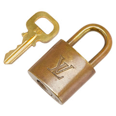 ルイ ヴィトン カデナ 南京錠 キー セット ゴールド メッキ レディース LOUIS VUITTON 【中古】