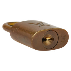 ルイ ヴィトン カデナ 南京錠 キー セット ゴールド メッキ レディース LOUIS VUITTON 【中古】