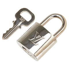 ルイ ヴィトン カデナ 南京錠 キー セット シルバー メタル レディース LOUIS VUITTON 【中古】