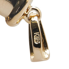 K18YG イエローゴールド クロス 十字架 モチーフ ペンダントトップ レディース 【中古】